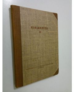 Kirjailijan Matti Pasonen käytetty kirja Kirjanpito II