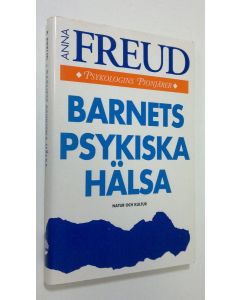 Kirjailijan Anna Freud käytetty kirja Barnets psykiska hälsa