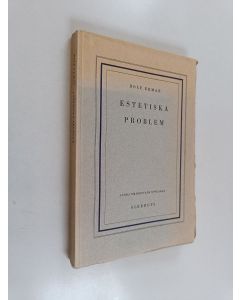 Kirjailijan Rolf Ekman käytetty kirja Estetiska problem