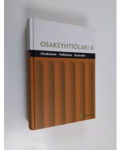 Kirjailijan Manne Airaksinen käytetty kirja Osakeyhtiölaki 2