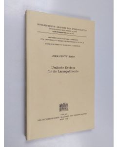 Kirjailijan Jorma Koivulehto käytetty kirja Uralische Evidenz für die Laryngaltheorie