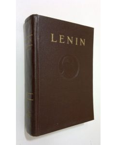 Kirjailijan V. I. Lenin käytetty kirja Teokset 18 : Huhtikuu 1912 - maaliskuu 1913