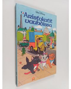 Kirjailijan Walt Disney käytetty kirja Aristokatit vauhdissa : Disneyn satulukemisto