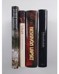 Kirjailijan Salman Rushdie käytetty kirja Salman Rushdie -setti (4 kirjaa) : Keskiyön lapset ; Maurin viimeinen huokaus ; Vimma ; Shalimar, ilveilijä