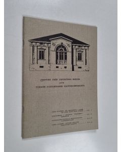 käytetty teos Rapport från Jakobstads museum = Tiedote Pietarsaaren kaupunginmuseosta 1979