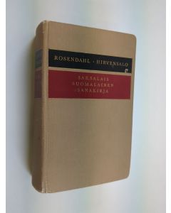 Kirjailijan Alex Rosendahl käytetty kirja Saksalais-suomalainen koulusanakirja