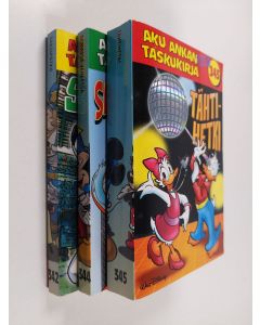 Kirjailijan Walt Disney käytetty kirja Aku Ankan taskukirja 342-345 (Numero 343 puuttuu)
