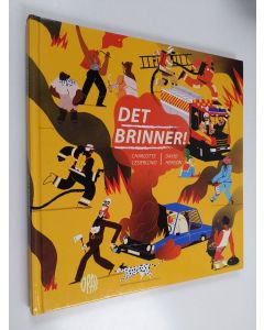 Kirjailijan Charlotte Cederlund käytetty kirja Det brinner!