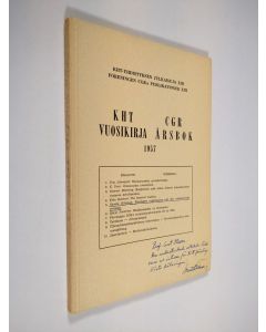 käytetty kirja KHT vuosikirja 1957 = CGR årsbok