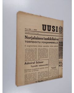käytetty teos Uusi Suomi nro 309/1939 (15.11)