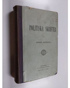 Kirjailijan Anders Chydenius käytetty kirja Politiska skrifter