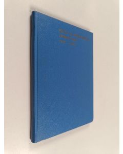 käytetty kirja Luettelo kulta- ja hopeateosten leimankäyttäjistä 1925-1955 = Förteckning över Finlands tillvärkarestämplar 1925-1955 = The catalogue of the marks of gold and silver products and the makers 1925-1955