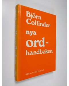 Kirjailijan Björn Collinder käytetty kirja Nya ordhandboken