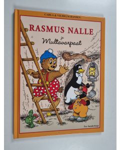 Kirjailijan Per Sanderhage käytetty kirja Rasmus Nalle ja multavarpaat