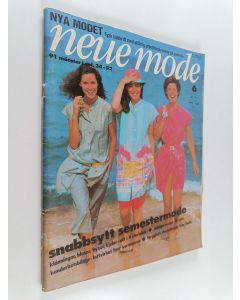 käytetty teos Neue mode 6/81