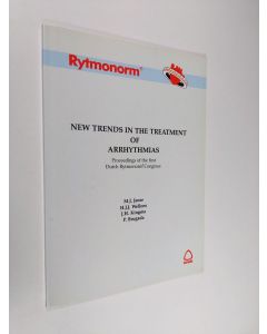 Kirjailijan M. J. Janse & H. J. J. Wellens ym. käytetty kirja New trends in the treatment of arrhythmias : proceedings of the first Dutch Rythmonorm Congress (ERINOMAINEN)