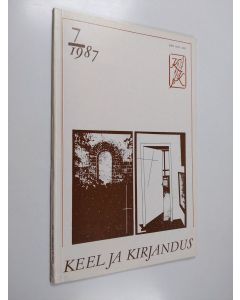 käytetty kirja Keel ja kirjandus 7/1987