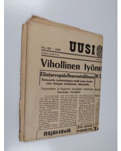 käytetty teos Uusi Suomi nro 352/1939 (31.12)
