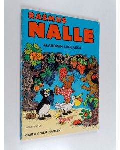 Kirjailijan Carla Hansen käytetty kirja Rasmus Nalle Aladdinin luolassa