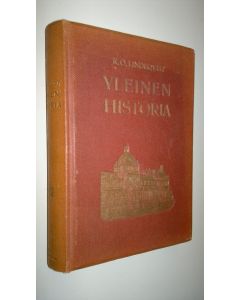 Kirjailijan K. O. Lindeqvist käytetty kirja Yleinen historia : Uusi aika 352 kuvalla