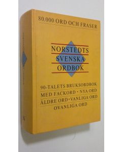 käytetty kirja Norstedts Svenska ordbok : utrátbetad vid språkdata (ERINOMAINEN)