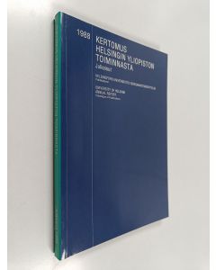 käytetty kirja Kertomus Helsingin Yliopiston toiminnasta 1988