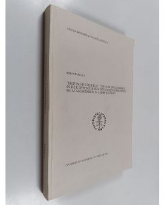 Kirjailijan Sisko Haikala käytetty kirja "Britische Freiheit" und das Englandbild in der öffentlichen deutschen Diskussion im ausgehenden 18. Jahrhundert
