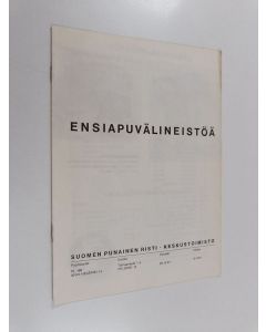 käytetty teos Ensiapuvälineistöä