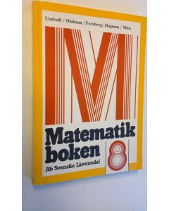 Kirjailijan Lennart Undvall käytetty kirja Matematikboken 8