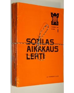 käytetty teos Sotilasaikakauslehti nro. 1-10, 12/1968 (nro 11 puuttuu) : Upseeriliiton julkaisu