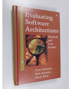 Kirjailijan Paul Clements käytetty kirja Evaluating software architectures : methods and case studies