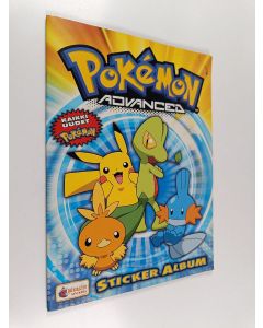 käytetty teos Pokemon advanced sticker album