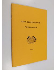 käytetty teos Turun sukututkijat ry:n tutkijaluettelo