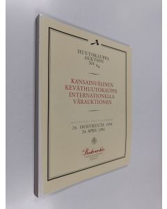 käytetty kirja Huutokauppa auktion no44 : kansainvälinen keväthuutokauppa internationella vårauktionen : 24.4.1994