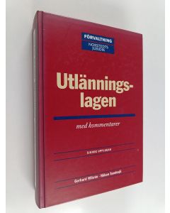 Kirjailijan Gerhard Wikrén käytetty kirja Utlänningslagen : med kommentarer