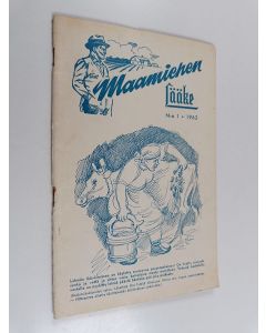 käytetty teos Maamiehen lääke 1/1962