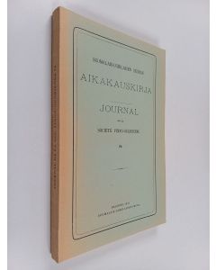 käytetty kirja Suomalais-ugrilaisen seuran aikakauskirja - journal de la société finno-ougrienne 70