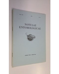 käytetty teos Notulae entomologicae n:o 4/1974
