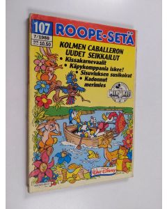 Kirjailijan Walt Disney käytetty kirja Roope-setä 7/1988