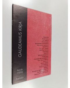 käytetty teos Gaudeamus kirja kevät 1996 luettelo