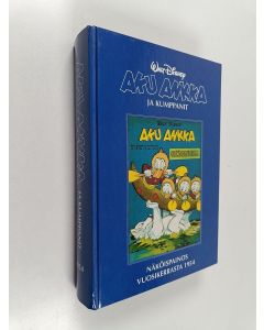 Kirjailijan Walt Disney & Carl Barks käytetty kirja Aku Ankka ja kumppanit näköispainos vuosikerrasta 1954