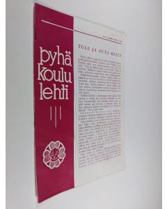 Kirjailijan Pentti Taipale käytetty teos Pyhäkoululehti 9/1964