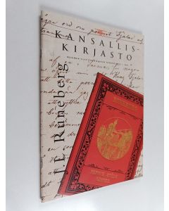 käytetty teos Kansalliskirjasto : J.L. Runeberg