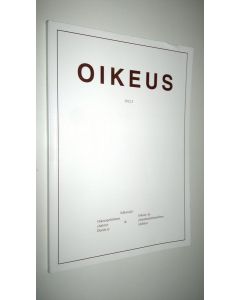 käytetty kirja Oikeus 2012 nro 3