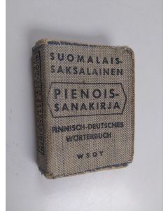 Kirjailijan Siiri Siegberg käytetty kirja Suomalais-saksalainen pienoissanakirja
