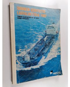 Kirjailijan Hannu Vapalahti käytetty kirja Suomen kuvitettu laivaluettelo 1987 = Finnish illustrated list of ships 1987