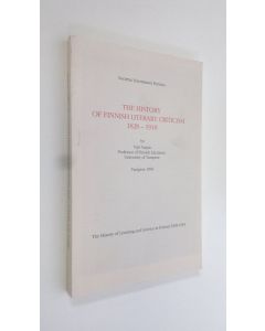 Kirjailijan Yrjö Varpio käytetty kirja The history of Finnish literary criticism 1828-1918
