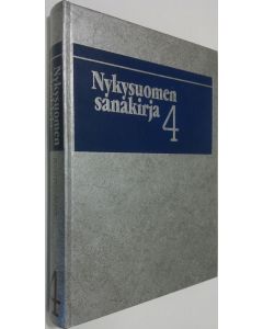 käytetty kirja Nykysuomen sanakirja 4 : Nykysuomen sivistyssanakirja : vierasperäiset sanat