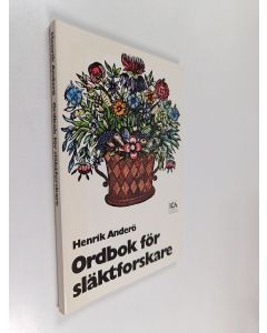 Kirjailijan Henrik Anderö käytetty kirja Ordbok för släktforskare