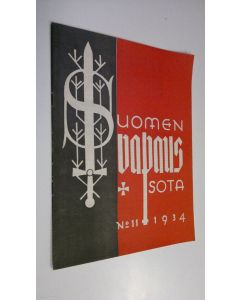 käytetty kirja Suomen vapaussota n:o 11/1934